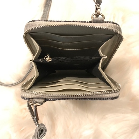 Coco + Carmen Suki Crossbody Tweed Organizer Bag - Picture 3 of 5